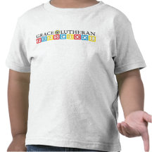 T-shirt pré-escolar da criança do Lutheran da bene