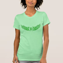 T-shirt tribal verde da chama