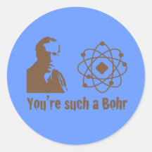 Tal Bohr Adesivos Redondos