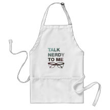 talk nerdy to me delantal