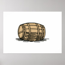 Tambor de vinho impressão