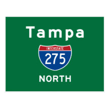 Tampa 275 cartao postal