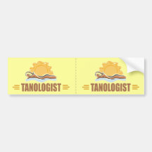 Tanning engraçado de Sun Adesivos