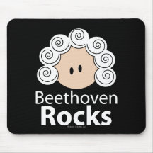 Tapete do rato das rochas de Beethoven Mouse Pads