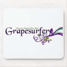 Tapete do rato de Grapesurfer Mouse Pad