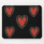 Tapete do rato do amor mouse pad