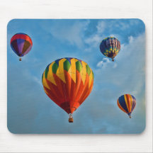 Tapete do rato do balão de ar quente mouse pads