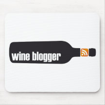 Tapete do rato do Blogger do vinho Mouse Pads