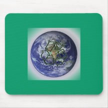 Tapete do rato do reciclar mousepad