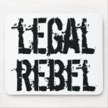 Tapete do rato rebelde legal mousepads