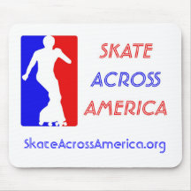 Tapete do rato - skate através de América Mousepad