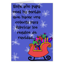 tarjeta navideña divertida