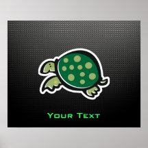 Tartaruga bonito; Lustroso Poster