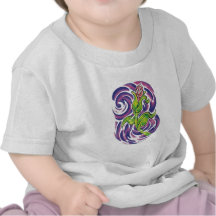 tatuagem floral camisetas