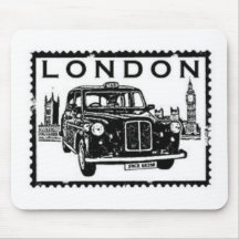 Táxi de Londres Mouse Pad