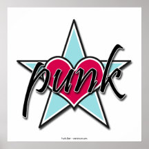 {TBA} Poster da estrela do punk da assinatura
