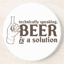 Tecnicamente falando, a cerveja é uma solução porta copos