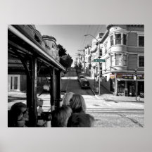 TELEFÉRICO DA RUA DE HYDE - SAN FRANCISCO POSTERS
