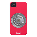 Telefone de seletor engraçado do vintage capas casemate