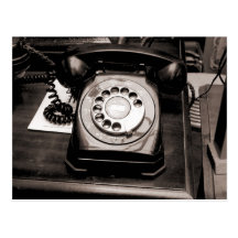 Telefone velho cartões postais