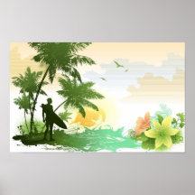 Tema do surfista posters