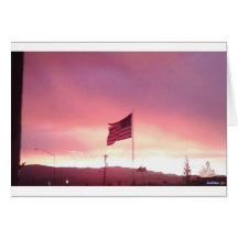 Tempestade da bandeira americana que empreende atr cartão