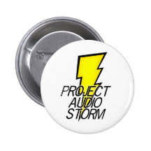 Tempestade do áudio do projeto botons