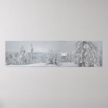 Tempestade Lake Tahoe do inverno Poster