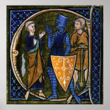 Templário, frade e trabalhador, pôsteres