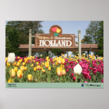 Tempo da tulipa de Holland - Holland, Michigan Poster
