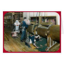 Tender o chá rufa (cerca de 1902) cartão