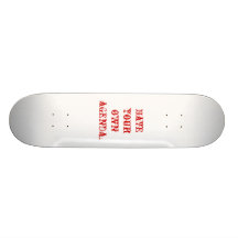 Tenha sua própria agenda skateboard
