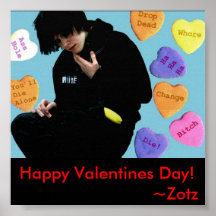 Tenha um dia dos namorados feliz de Zotz! Impressão