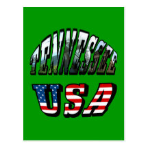 Tennessee e de imagem dos EUA texto Cartões Postais