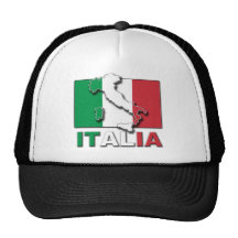 Terra da bandeira de Italia Boné