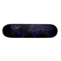 Terra em a noite skate