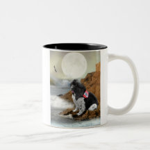 Terra Nova no oceano Caneca