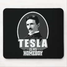 Tesla é meu ficar em casa mouse pad