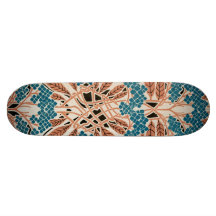 Teste padrão #12 de Nouveau da arte Skate Personalizado