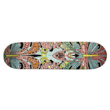 Teste padrão #8 de Nouveau da arte Skates