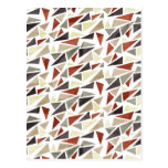 Teste padrão abstrato do triângulo cartoes postais