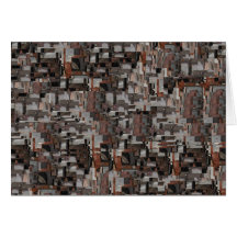 Teste padrão abstrato em Brown e em cinza Cartão