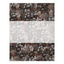 Teste padrão abstrato em Brown e em cinza Convite
