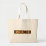 Teste padrão africano bolsa de lona