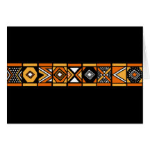 Teste padrão africano cartões