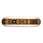 Teste padrão africano da arte skate
