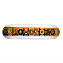 Teste padrão africano da arte skate
