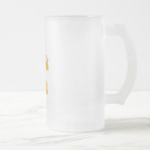 Teste padrão alaranjado eu falo o geek caneca