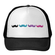 Teste padrão bling colorido do bigode (brilho do f bone