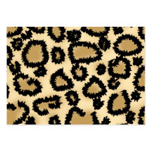 Teste padrão, Brown e preto do impressão do leopar Modelos Cartao De Visita